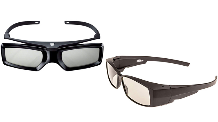 عینک سه بعدی شاتر فعال یا Active shutter