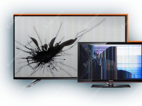 هزینه تعمیر پنل شکسته تلویزیون