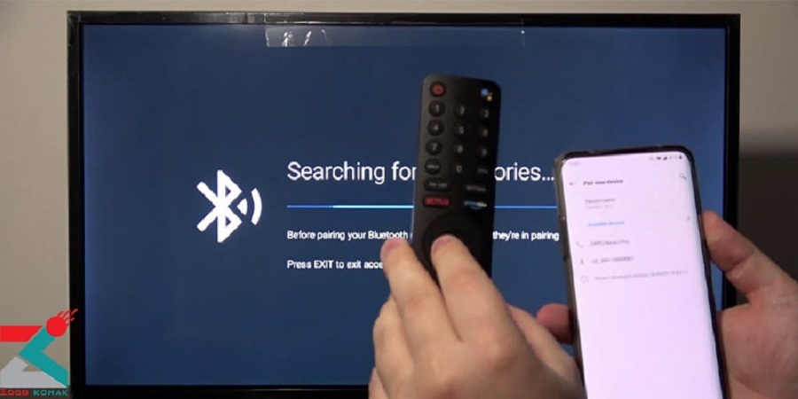 متصل کردن گوشی به تلویزیون با بلوتوث